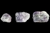 Lot: Rough Purple Fluorite Chunks - lbs - Morocco #104024-2
